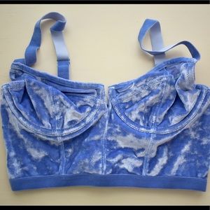 Free People Purple Bra Bralette Lingerie 32B NWOT